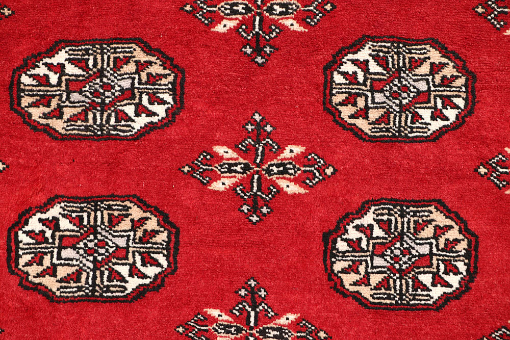 Firebrick Bokhara 6' 7 x 8' 2 - No. 59764 - ALRUG Rug Store