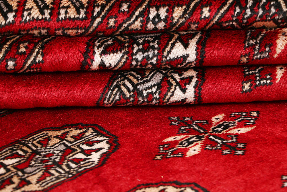 Firebrick Bokhara 6' 7 x 8' 2 - No. 59764 - ALRUG Rug Store