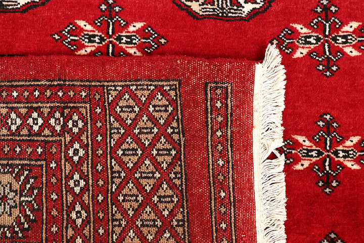 Firebrick Bokhara 6' 7 x 8' 2 - No. 59764 - ALRUG Rug Store
