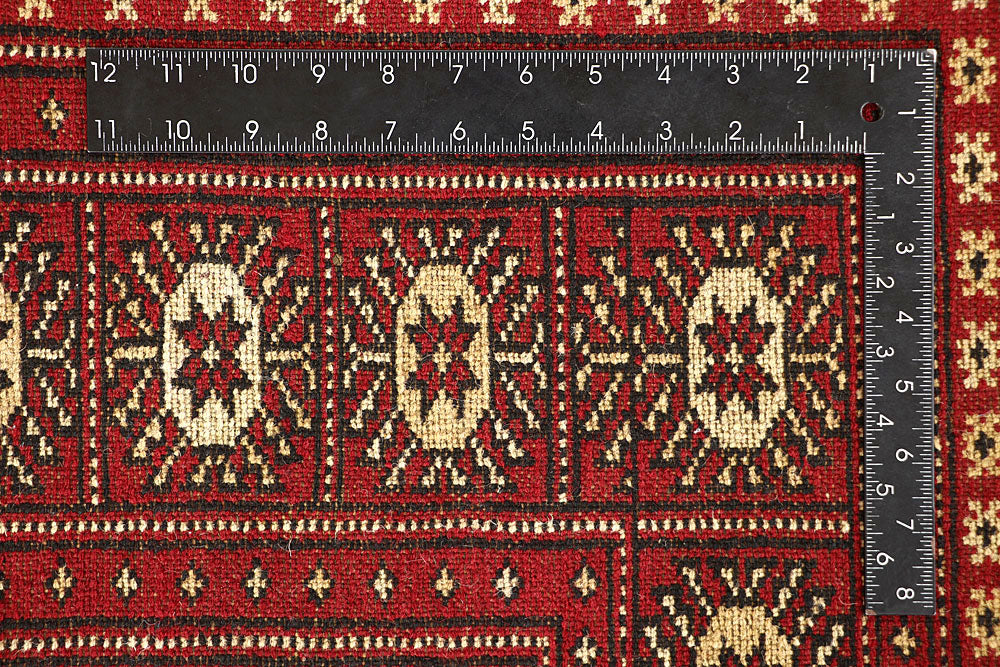 Firebrick Bokhara 6' 8 x 8' 4 - No. 59765 - ALRUG Rug Store