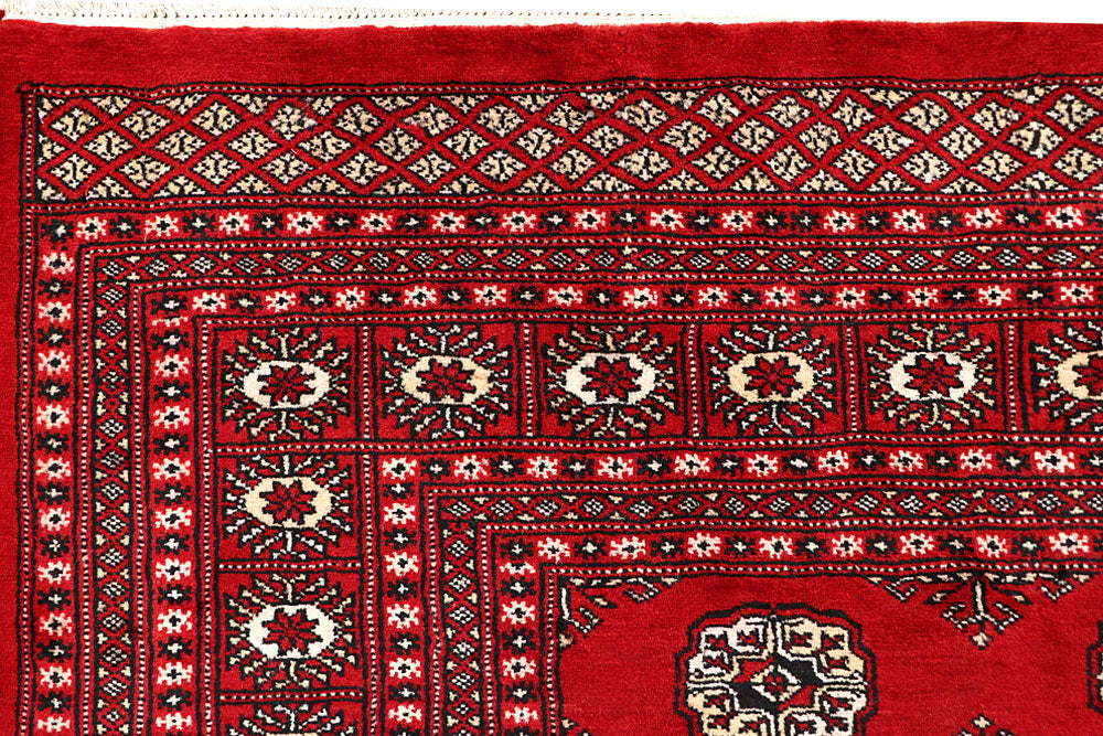Firebrick Bokhara 6' 5 x 8' 4 - No. 59766 - ALRUG Rug Store