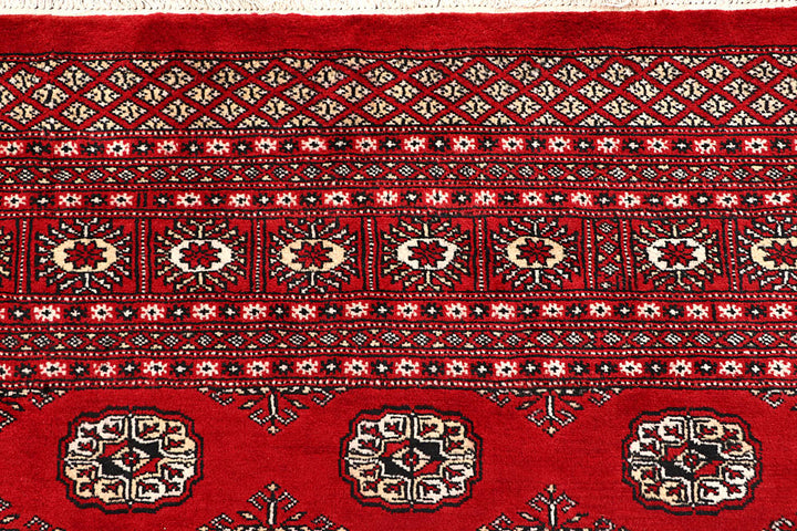 Firebrick Bokhara 6' 5 x 8' 4 - No. 59766 - ALRUG Rug Store