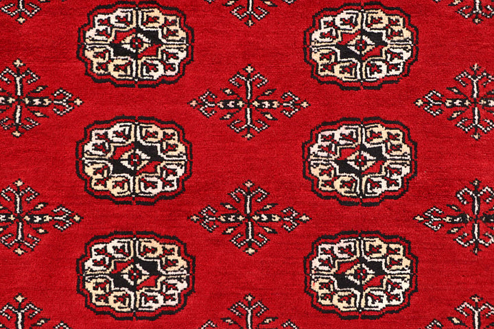 Firebrick Bokhara 6' 5 x 8' 4 - No. 59766 - ALRUG Rug Store