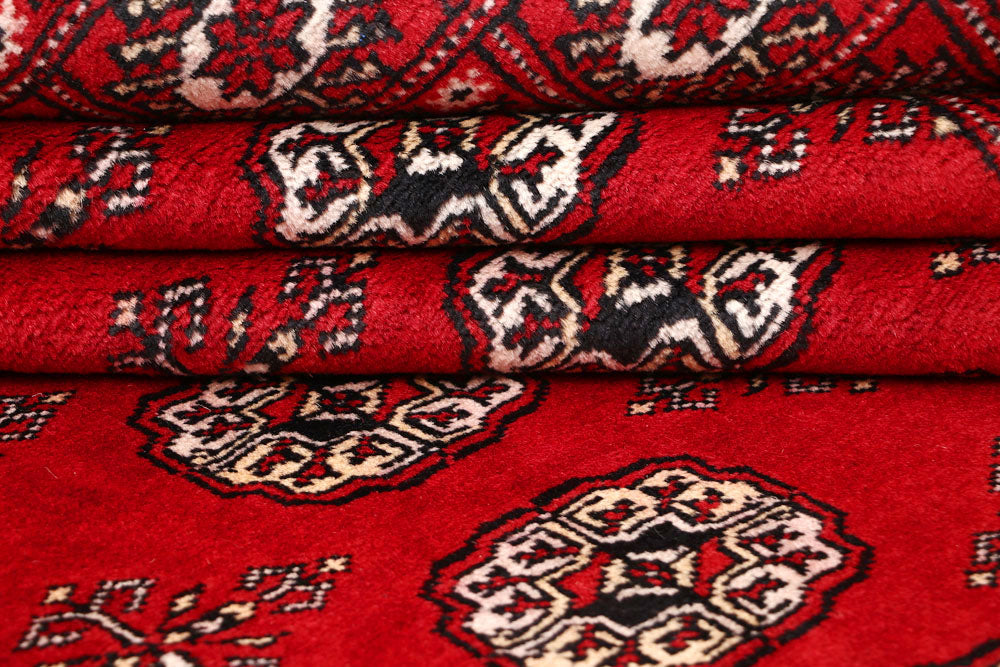 Firebrick Bokhara 6' 5 x 8' 4 - No. 59766 - ALRUG Rug Store