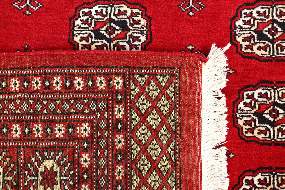 Firebrick Bokhara 6' 5 x 8' 4 - No. 59766 - ALRUG Rug Store