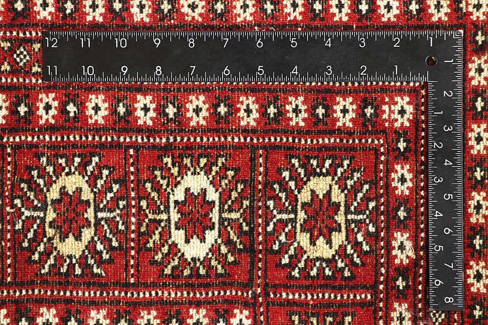 Firebrick Bokhara 6' 5 x 8' 4 - No. 59766 - ALRUG Rug Store