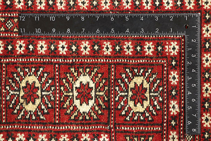 Firebrick Bokhara 6' 5 x 8' 4 - No. 59766 - ALRUG Rug Store