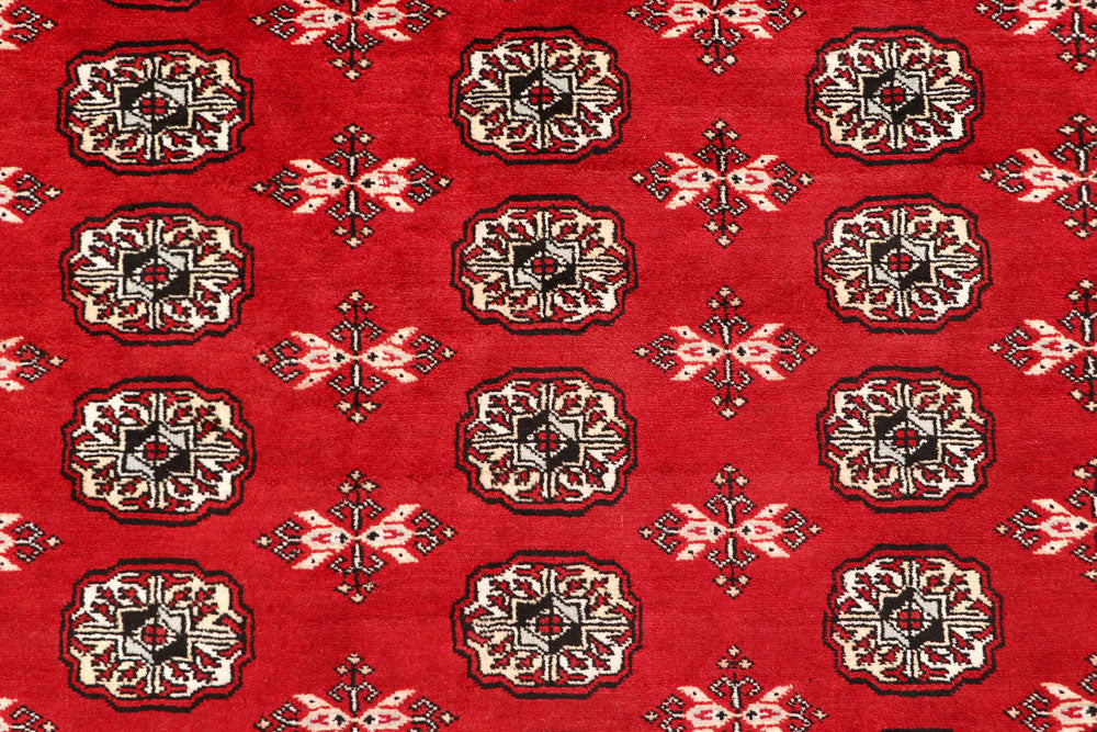 Firebrick Bokhara 7' 1 x 8' 8 - No. 59767 - ALRUG Rug Store