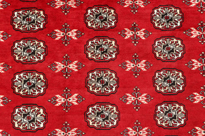 Firebrick Bokhara 7' 1 x 8' 8 - No. 59767 - ALRUG Rug Store