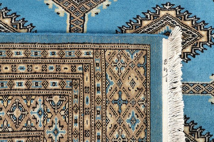 Sky Blue Jaldar 6' 7 x 8' 3 - No. 59770 - ALRUG Rug Store