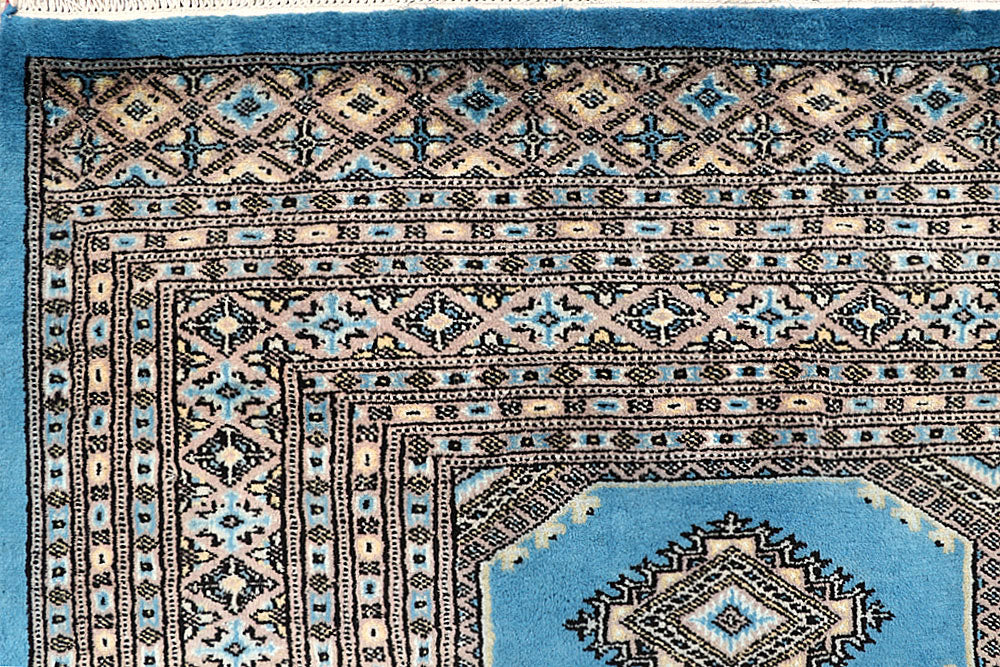 Sky Blue Jaldar 6' 8 x 8' 8 - No. 59771 - ALRUG Rug Store
