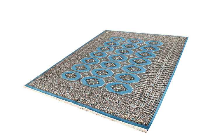 Sky Blue Jaldar 6' 8 x 8' 8 - No. 59771 - ALRUG Rug Store