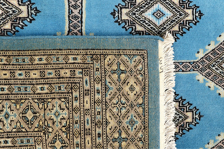 Sky Blue Jaldar 6' 8 x 8' 8 - No. 59771 - ALRUG Rug Store