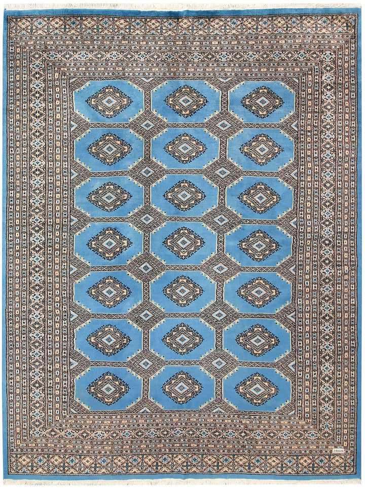 Sky Blue Jaldar 6' 8 x 8' 8 - No. 59771 - ALRUG Rug Store