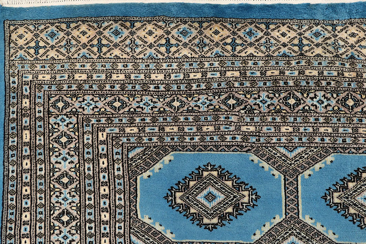Sky Blue Jaldar 6' 7 x 8' 6 - No. 59772 - ALRUG Rug Store