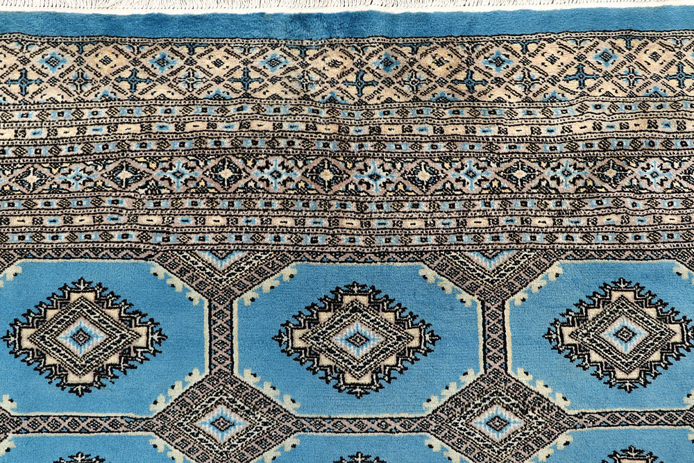 Sky Blue Jaldar 6' 7 x 8' 6 - No. 59772 - ALRUG Rug Store