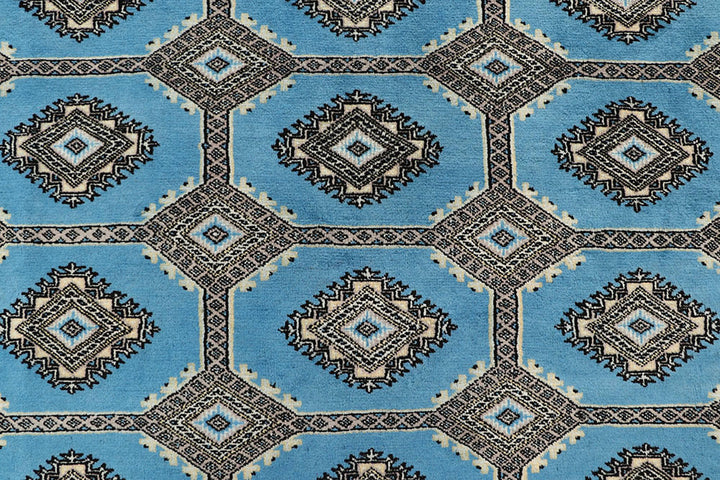 Sky Blue Jaldar 6'  7" x 8'  6" - No. QA48959