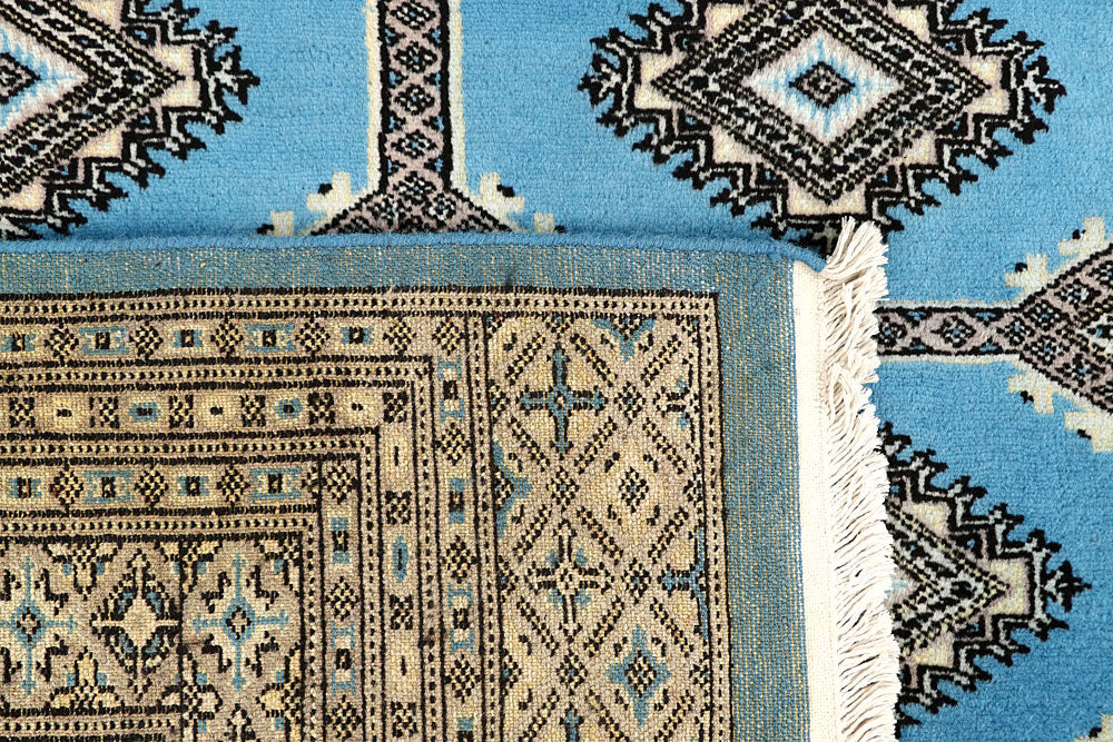 Sky Blue Jaldar 6' 7 x 8' 6 - No. 59772 - ALRUG Rug Store