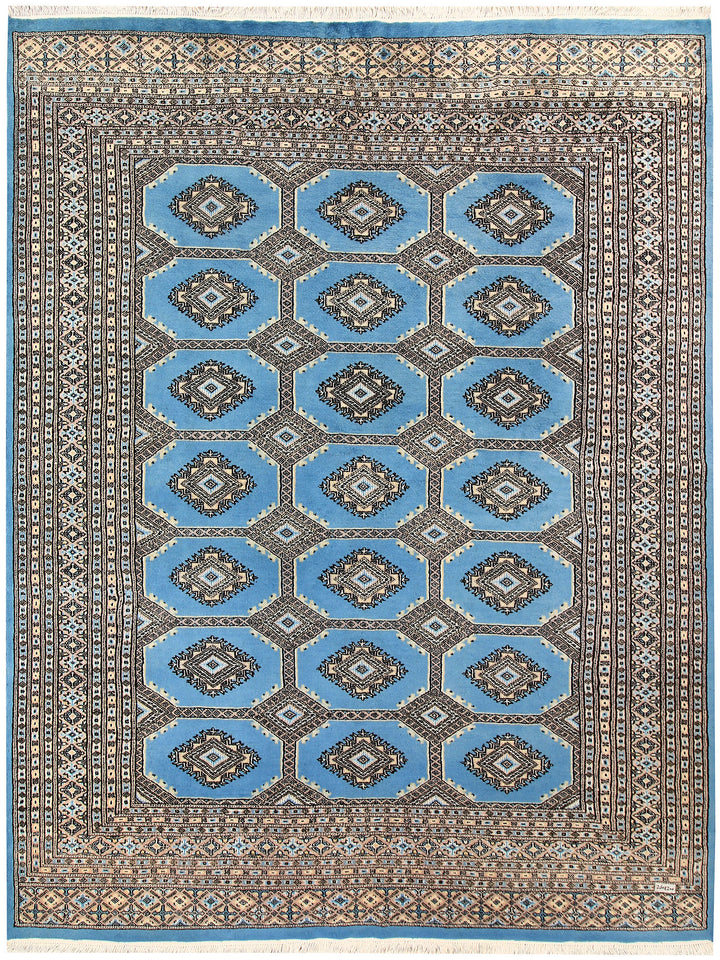 Sky Blue Jaldar 6'  7" x 8'  6" - No. QA48959
