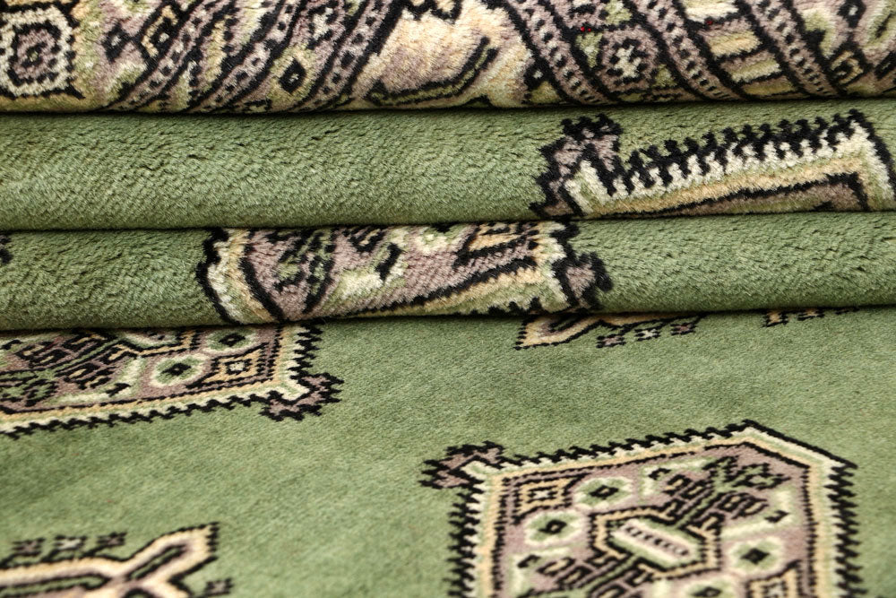 Olive Jaldar 6' 5 x 7' 10 - No. 59775 - ALRUG Rug Store