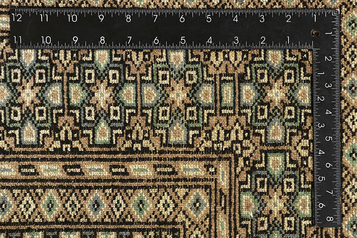 Dark Sea Green Jaldar 6' 6 x 7' 7 - No. 59776 - ALRUG Rug Store