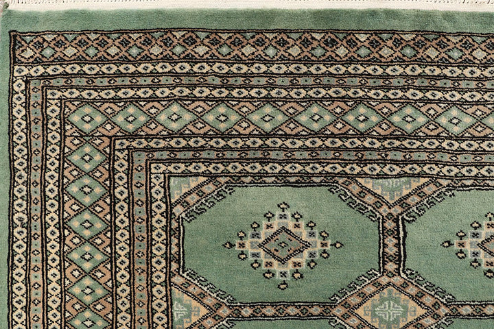 Dark Sea Green Jaldar 6' 8 x 7' 7 - No. 59777 - ALRUG Rug Store