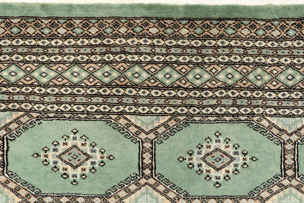 Dark Sea Green Jaldar 6' 8 x 7' 7 - No. 59777 - ALRUG Rug Store