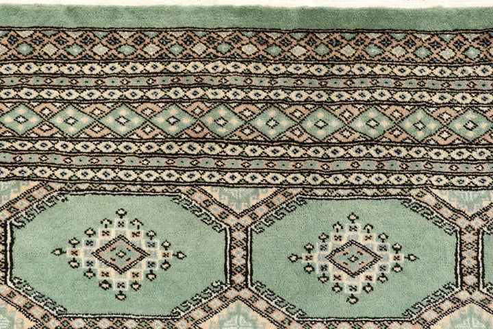 Dark Sea Green Jaldar 6' 8 x 7' 7 - No. 59777 - ALRUG Rug Store