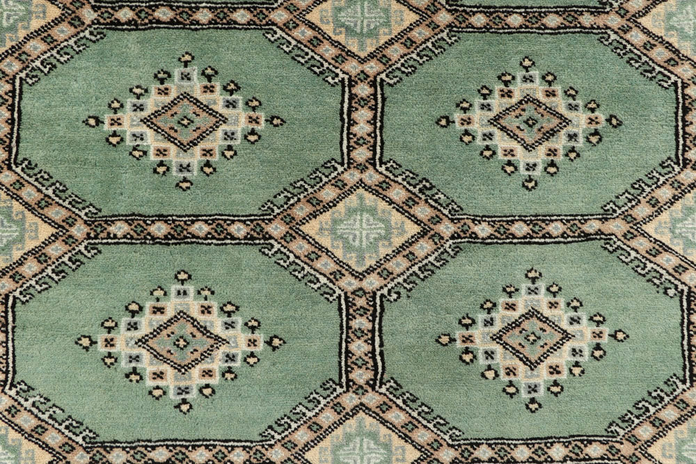 Dark Sea Green Jaldar 6' 8 x 7' 7 - No. 59777 - ALRUG Rug Store