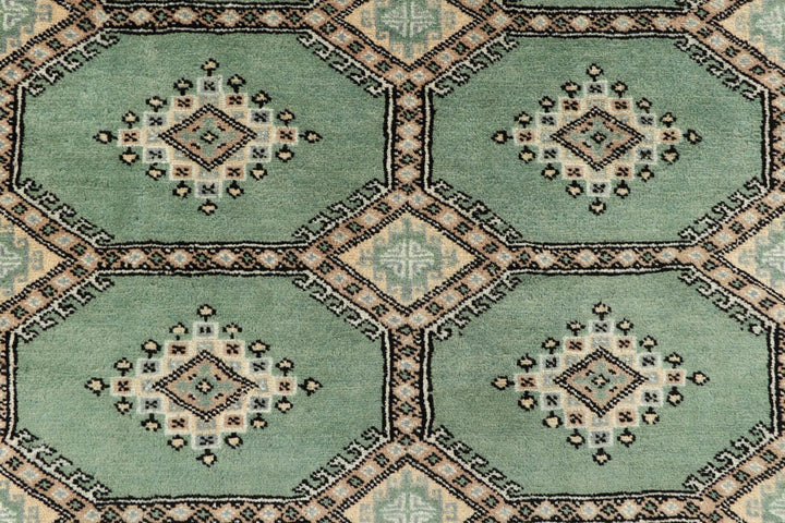 Dark Sea Green Jaldar 6' 8 x 7' 7 - No. 59777 - ALRUG Rug Store