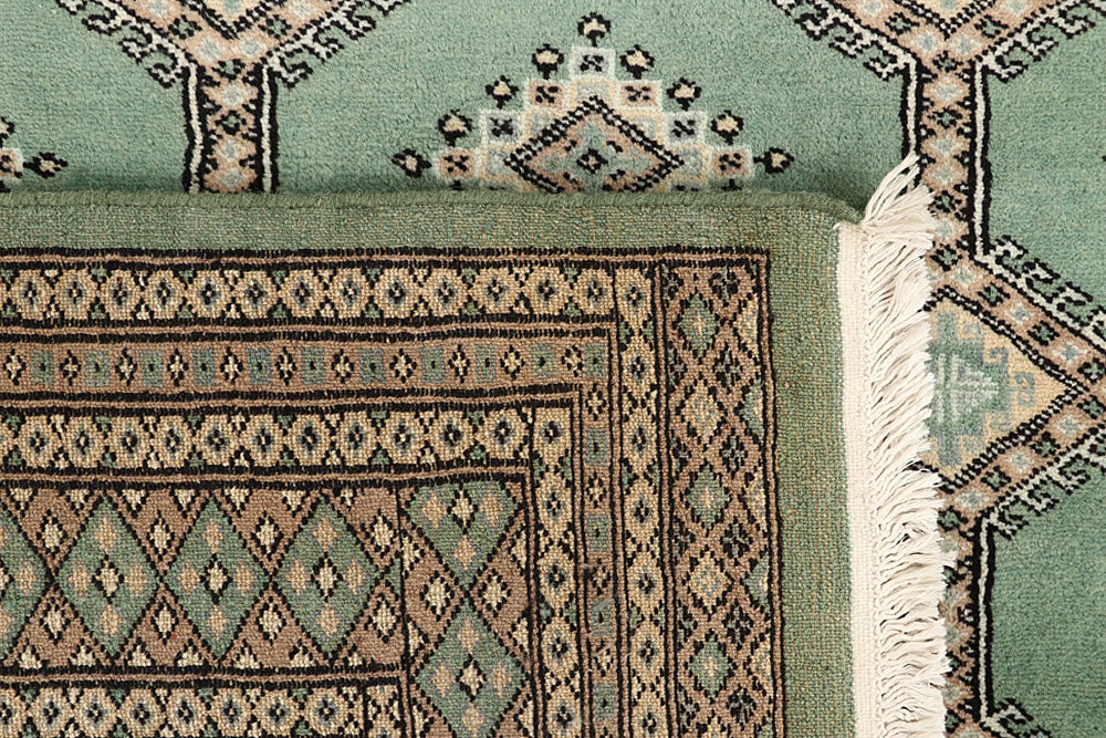 Dark Sea Green Jaldar 6' 8 x 7' 7 - No. 59777 - ALRUG Rug Store