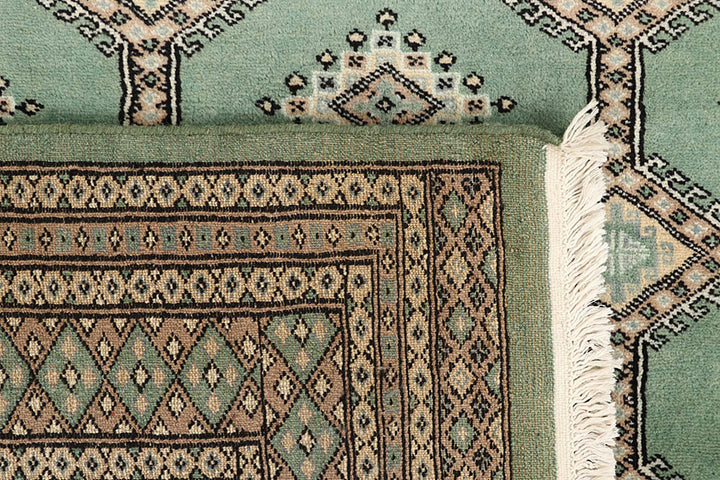 Dark Sea Green Jaldar 6' 8 x 7' 7 - No. 59777 - ALRUG Rug Store