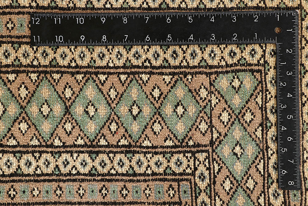 Dark Sea Green Jaldar 6' 8 x 7' 7 - No. 59777 - ALRUG Rug Store
