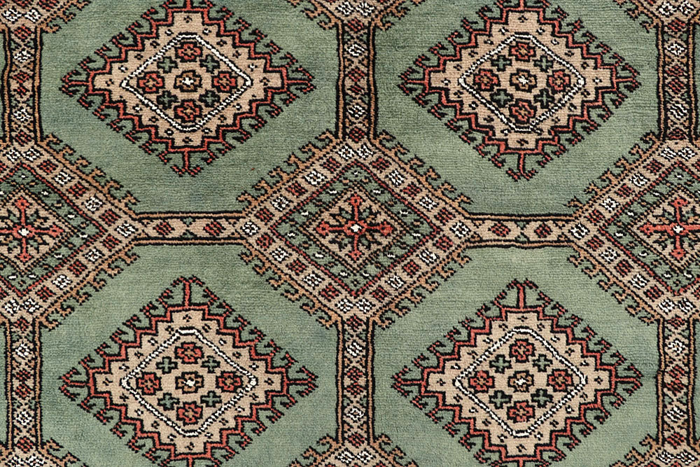 Dark Sea Green Jaldar 6' 7 x 8' 5 - No. 59780 - ALRUG Rug Store