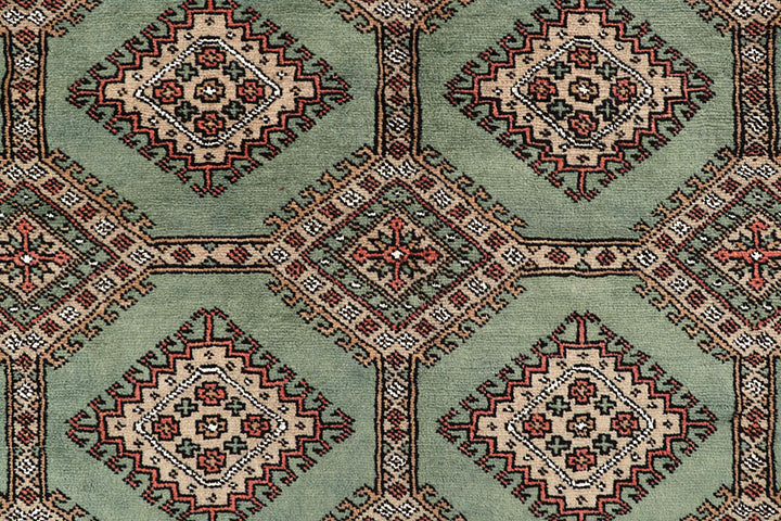 Dark Sea Green Jaldar 6' 7 x 8' 5 - No. 59780 - ALRUG Rug Store