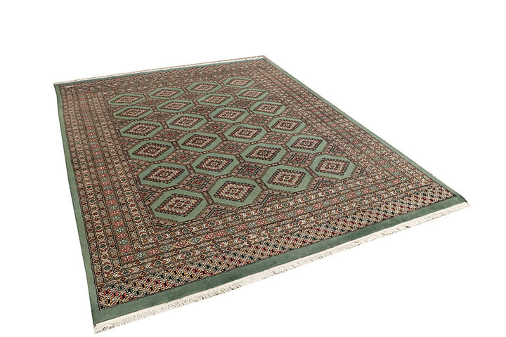 Dark Sea Green Jaldar 6' 7 x 8' 5 - No. 59780 - ALRUG Rug Store