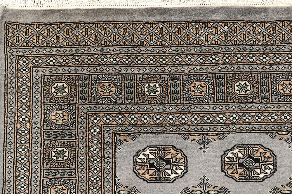 Dark Grey Bokhara 6' 7 x 8' 4 - No. 59788 - ALRUG Rug Store