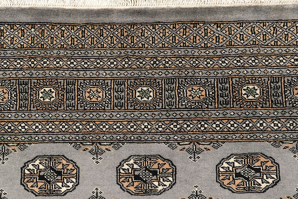 Dark Grey Bokhara 6' 7 x 8' 4 - No. 59788 - ALRUG Rug Store