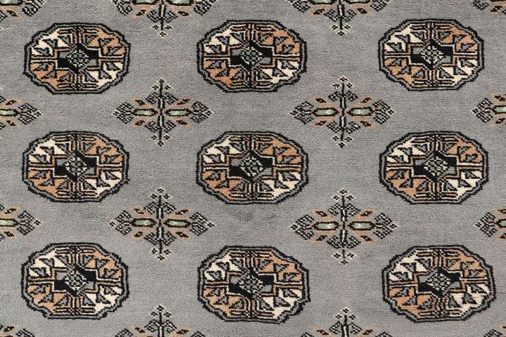 Dark Grey Bokhara 6' 7 x 8' 4 - No. 59788 - ALRUG Rug Store