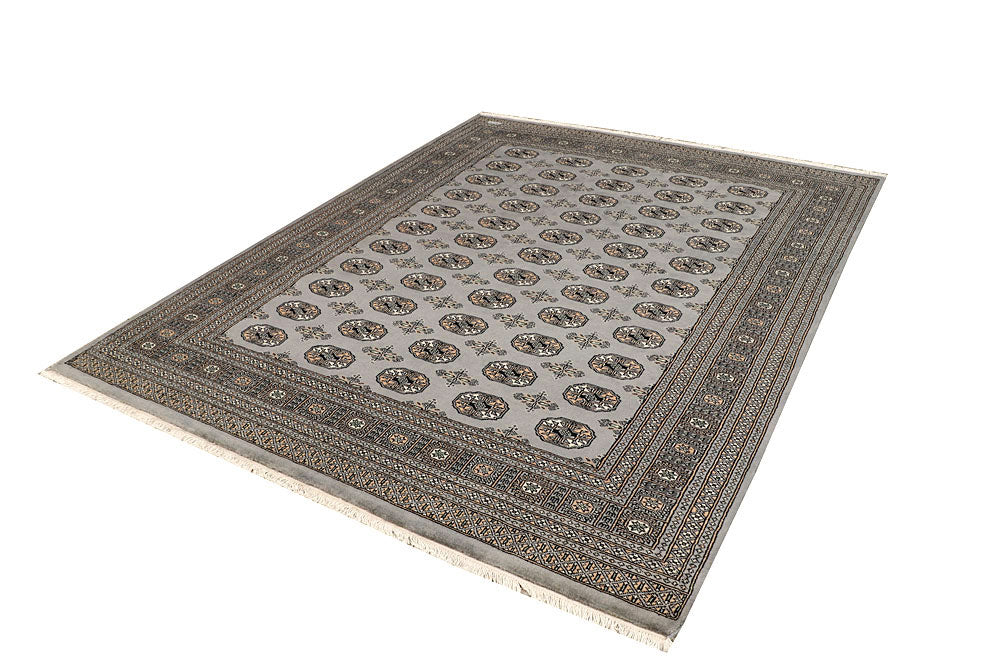 Dark Grey Bokhara 6' 7 x 8' 4 - No. 59788 - ALRUG Rug Store