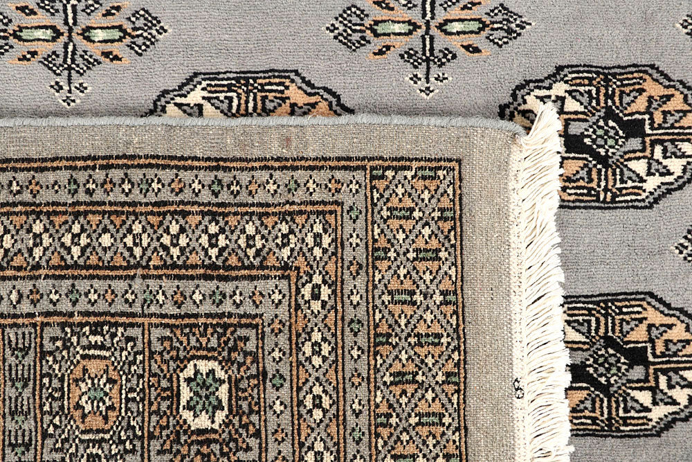 Dark Grey Bokhara 6' 7 x 8' 4 - No. 59788 - ALRUG Rug Store