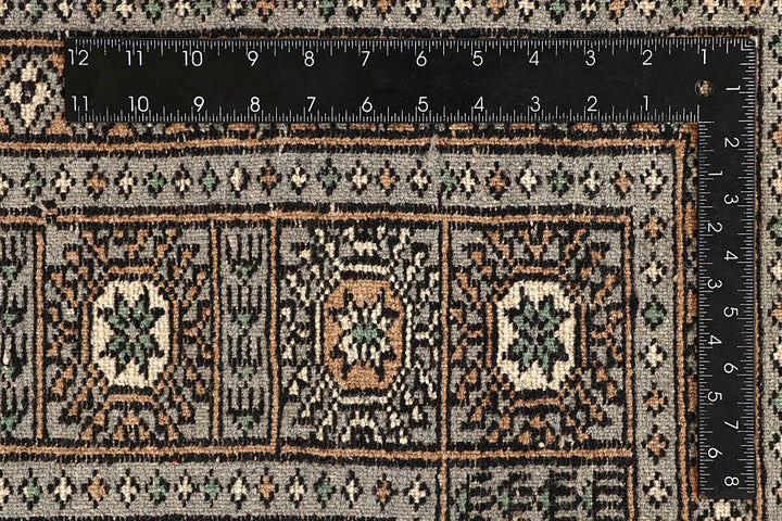 Dark Grey Bokhara 6' 7 x 8' 4 - No. 59788 - ALRUG Rug Store