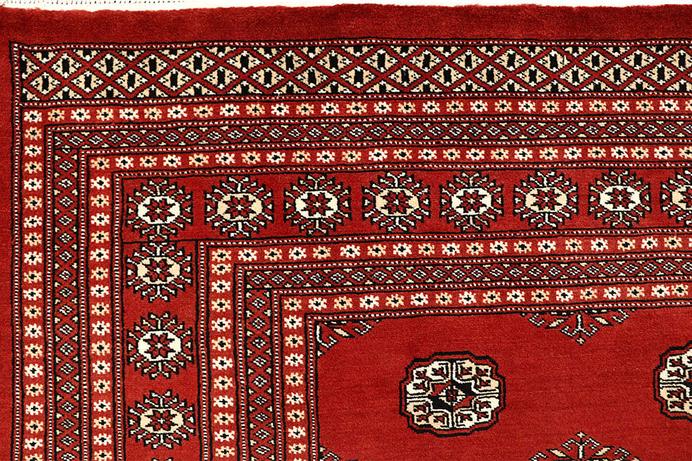 Red Bokhara 6' 8 x 8' 3 - No. 59792 - ALRUG Rug Store