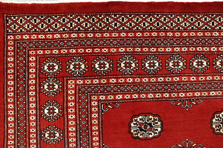Red Bokhara 6' 8 x 8' 3 - No. 59792 - ALRUG Rug Store