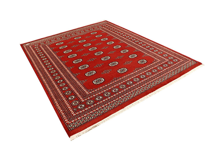 Red Bokhara 6' 8 x 8' 3 - No. 59792 - ALRUG Rug Store