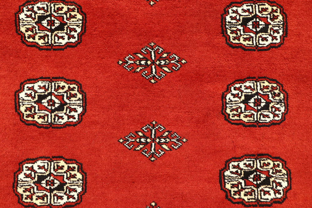Tomato Bokhara 6' 7 x 8' 2 - No. 59793 - ALRUG Rug Store