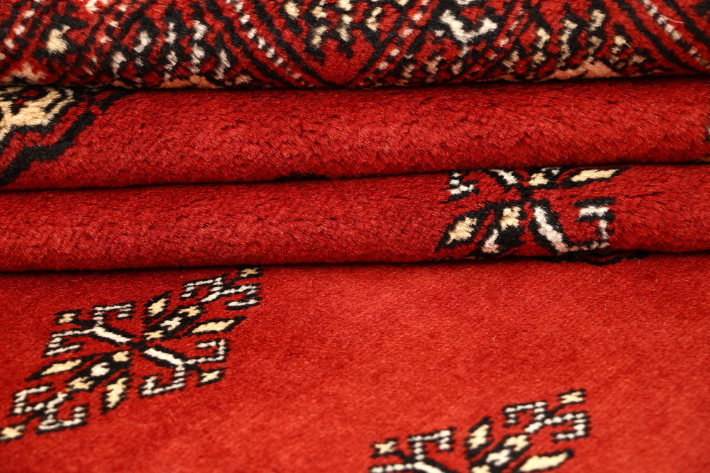 Tomato Bokhara 6' 7 x 8' 2 - No. 59793 - ALRUG Rug Store