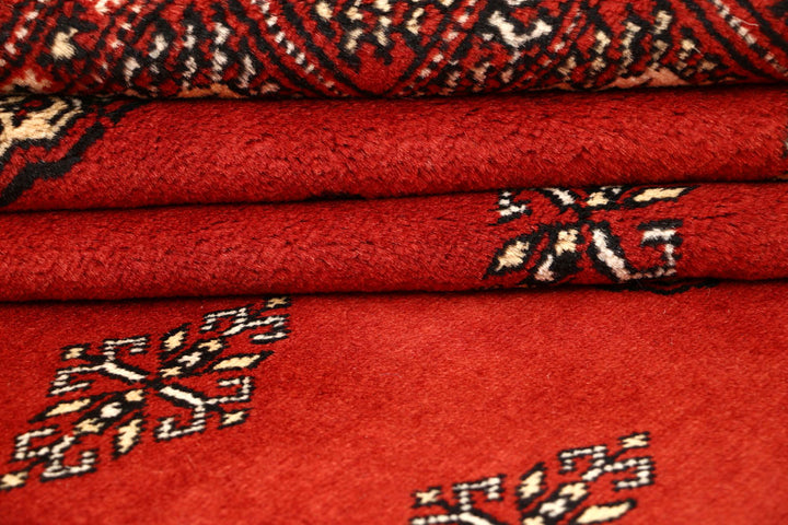 Tomato Bokhara 6' 7 x 8' 2 - No. 59793 - ALRUG Rug Store