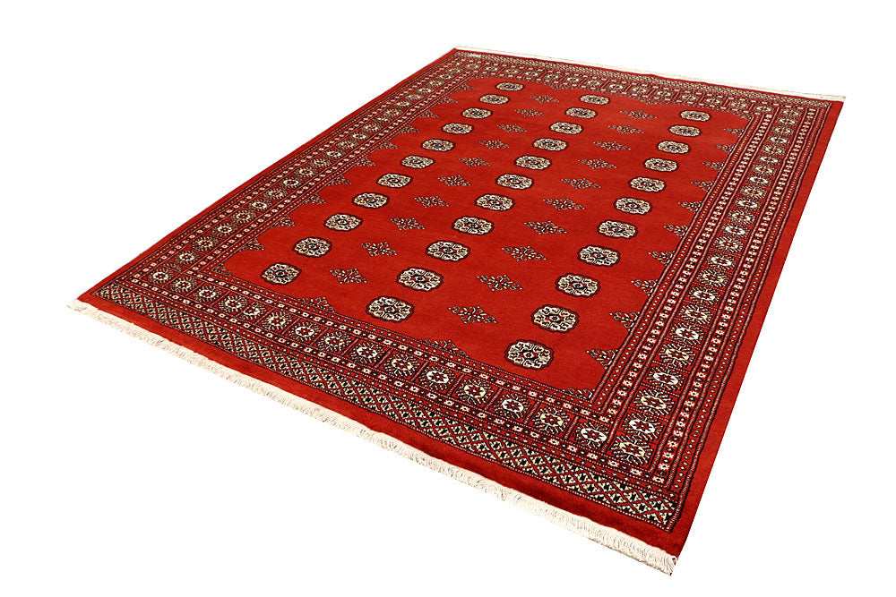 Tomato Bokhara 6' 7 x 8' 2 - No. 59793 - ALRUG Rug Store