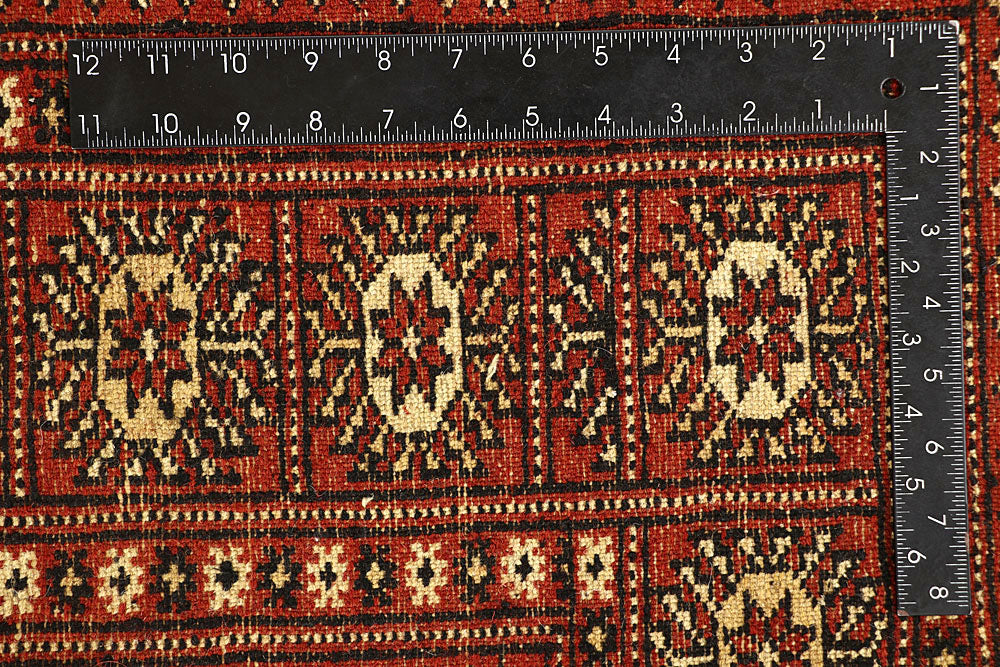 Tomato Bokhara 6' 7 x 8' 2 - No. 59793 - ALRUG Rug Store